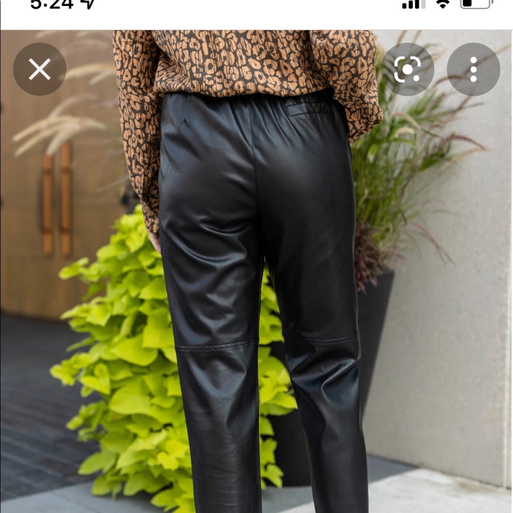 Vegan Leather Pants - Picture 5 of 7